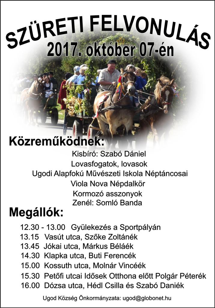 Sz�reti felvonul�s plak�t 2017.
